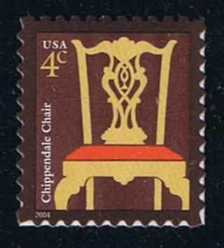 #3755 (2004) Chippendale Chair, 2004 year date - Sgl, MNH
