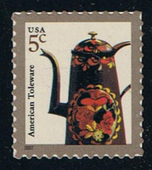 #3756A (2008) Toleware Coffeepot, 2007 year date, Luminescent - Sgl, MNH