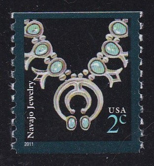 #3758B (2011) Navajo Necklace, 2011 year date - Coil sgl, XF MNH