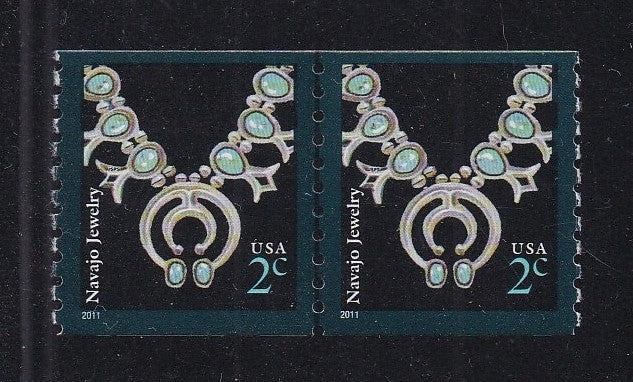 #3758B (2011) Navajo Necklace, 2011 year date - Coil LP, XF MNH