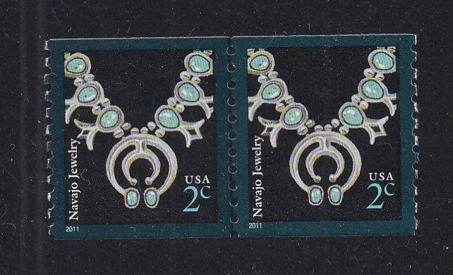 #3758B (2011) Navajo Necklace, 2011 year date - Coil LP, MNH