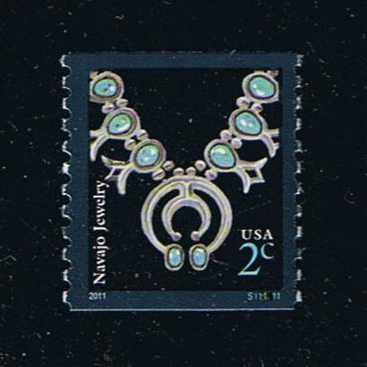# 3758B (2011) Navaho Necklace, 2011 year date - PS/1, #S111111, VF MNH