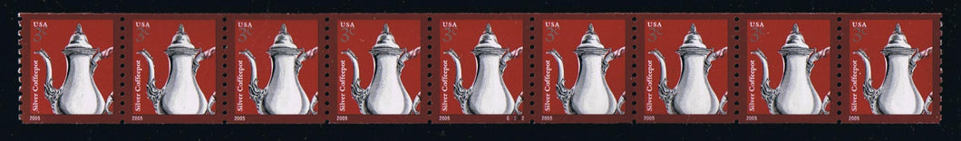 # 3759 (2005) Silver Coffeepot, 2005 year date - PS/9, #S2222, VF MNH