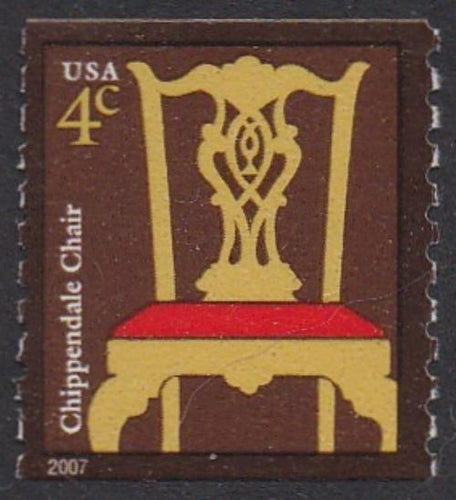 #3761 (2007)  Chippendale Chair, 2007 year date - Coil sgl, MNH