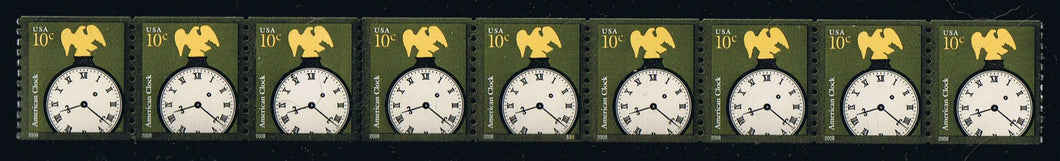 # 3763a (2013) American Clock, 2008 year date, Not Tagged - PS/9, #S2222, MNH