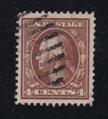 # 377 (1910) Washington - Sgl, Used, XF
