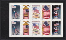 # 3780b (2003) Old Glory, backing 2 - Bklt pane, MNH