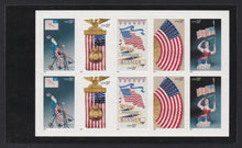 # 3780b (2003) Old Glory, backing 1 - Bklt pane, MNH