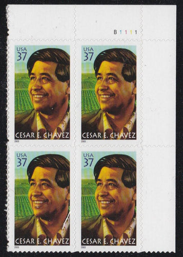 # 3781 (2003) Cesar Chavez - PB, UR #B1111, MNH