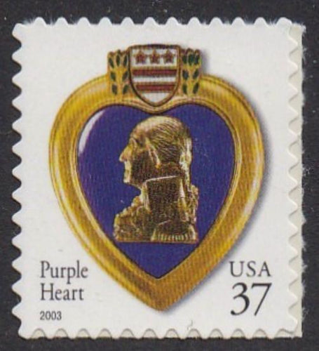 # 3784 (2003) Purple Heart, 2003 year date, 11.25x10.75 - Sgl, MNH