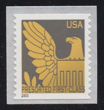 # 3792 (2003) Eagle - Coil sgl, MNH