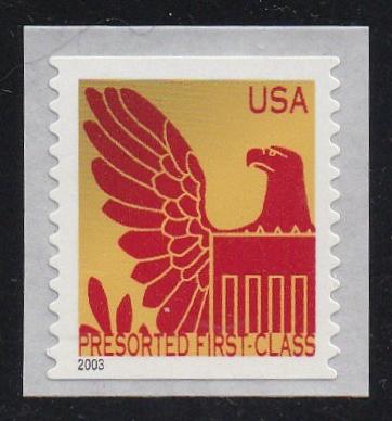 # 3793 (2003) Eagle - Coil sgl, MNH
