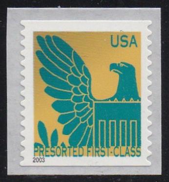 # 3795 (2003) Eagle - Coil sgl, MNH