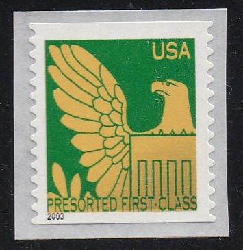 # 3796 (2003) Eagle - Coil sgl, MNH