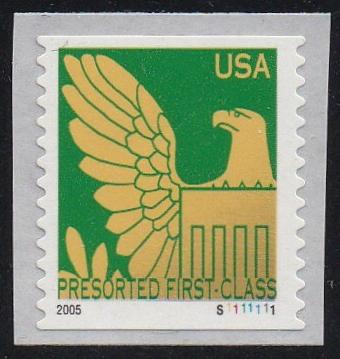 # 3796d (2005) Eagle - PS/1, #S1111111, MNH