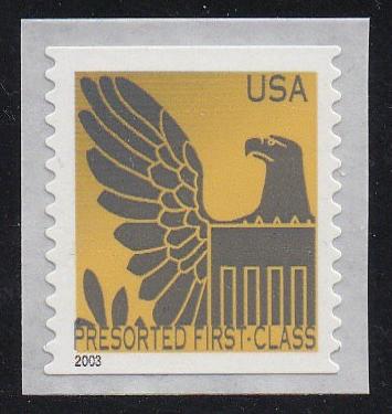 # 3797 (2003) Eagle - Coil sgl, MNH