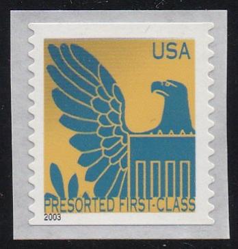 # 3799 (2003) Eagle - Coil sgl, MNH