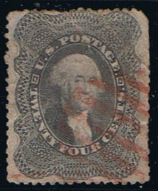 # 37a (1860) Washington Used