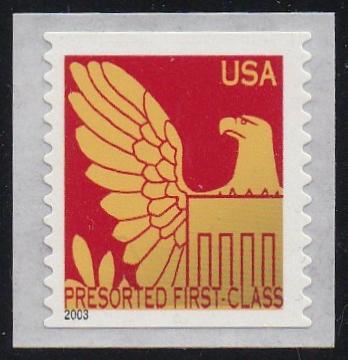 # 3800 (2003) Eagle - Coil sgl, MNH
