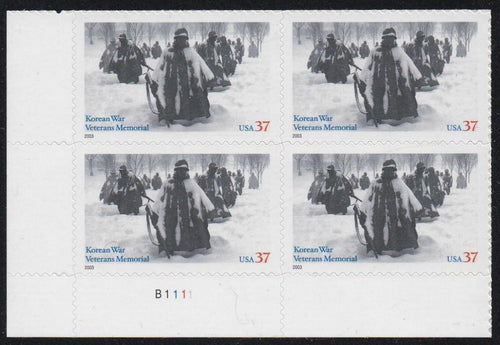 # 3803 (2003) Korean War Veterans Memorial - PB, LL #B1111, MNH