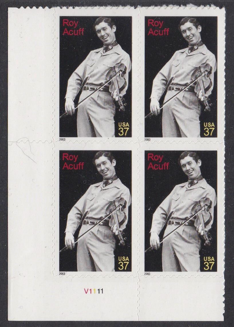 # 3812 (2003) Roy Acuff - PB, LL #V1111, MNH