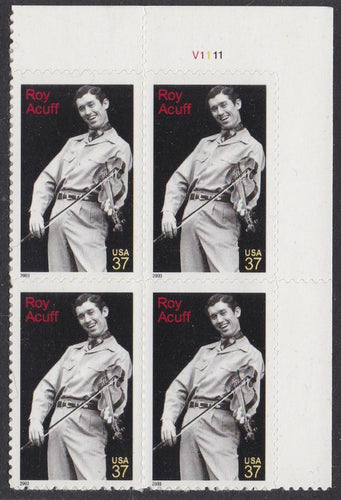 # 3812 (2003) Roy Acuff - PB, UR #V1111, MNH