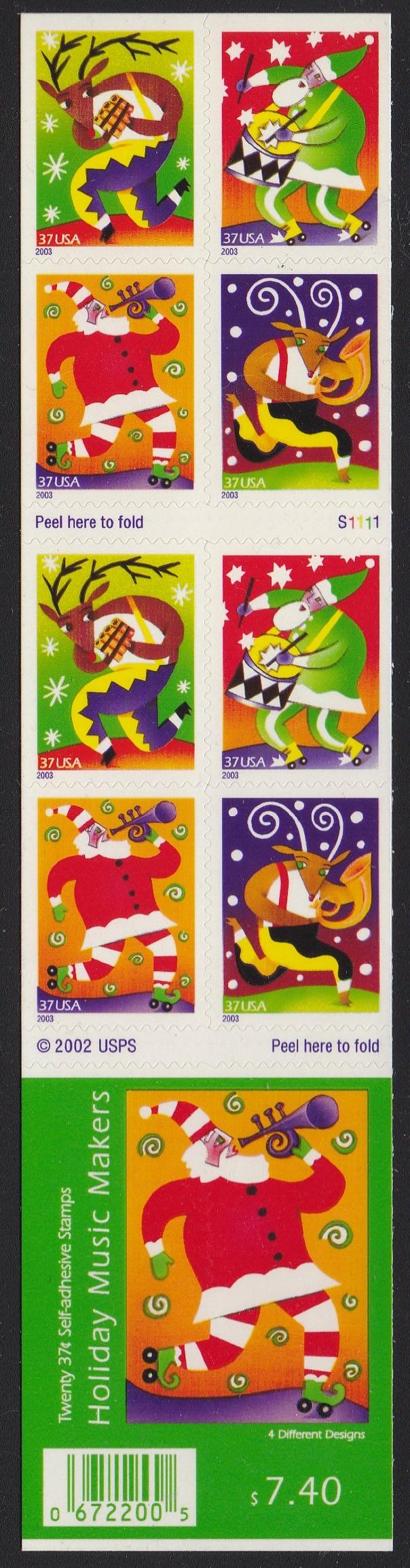 # 3824b (2003) Music Makers - BKLT, #S1111, MNH