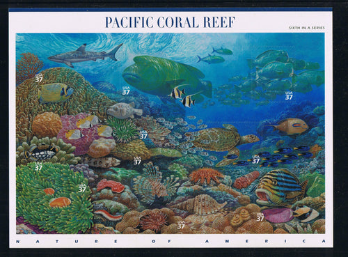# 3831 (2004) Pacific Reef - Pane, MNH