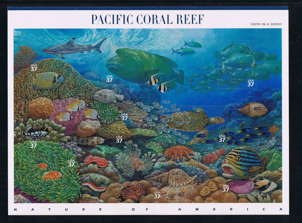 # 3831 (2004) Pacific Reef - Pane, MNH
