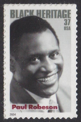 # 3834 (2004) Paul Robeson - Sgl, MNH