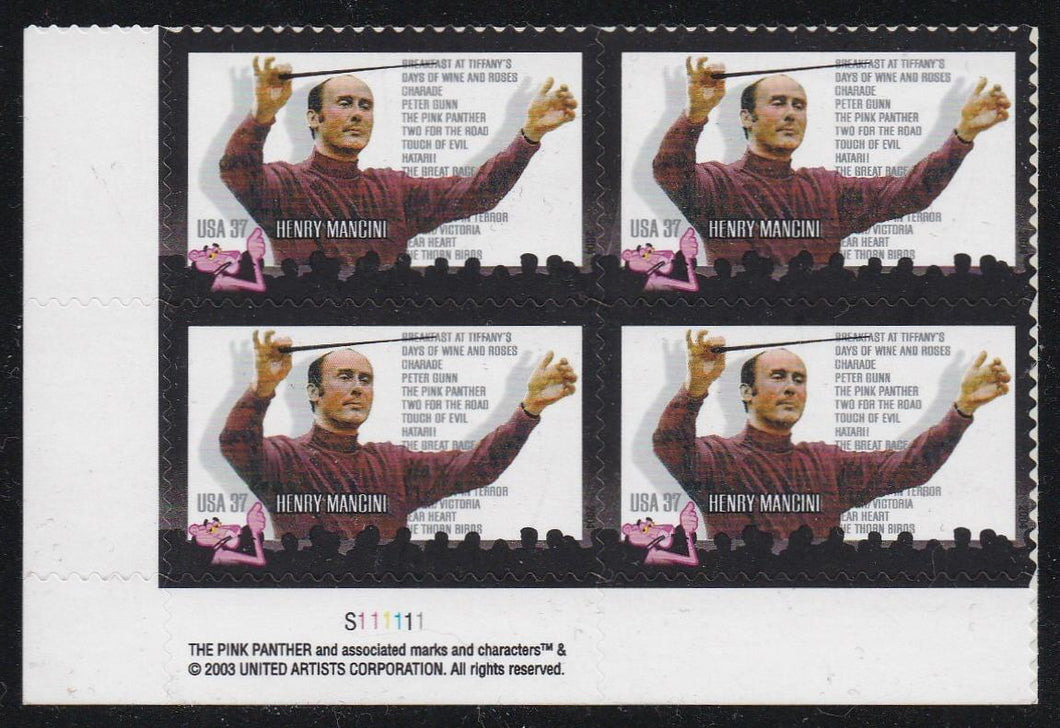 # 3839 (2004) Mancini - PB, LL #S111111, MNH