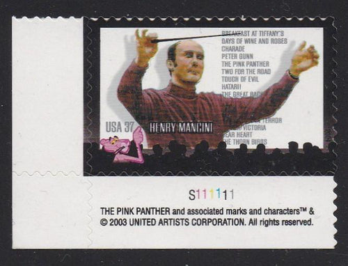# 3839 (2004) Mancini - Plt sgl, LL #S111111, MNH