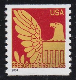 # 3846 (2004) Eagle - Coil sgl, MNH
