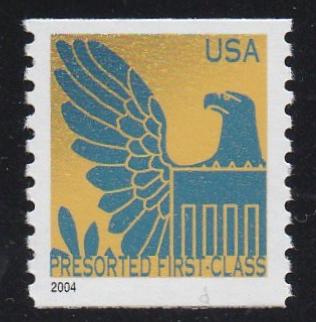 # 3847 (2004) Eagle - Coil sgl, MNH