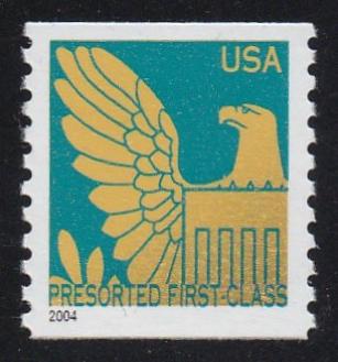 # 3848 (2004) Eagle - Coil sgl, MNH