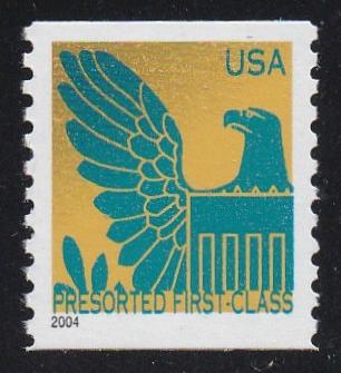 # 3851 (2004) Eagle - Coil sgl, MNH