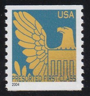 # 3852 (2004) Eagle - Coil sgl, MNH