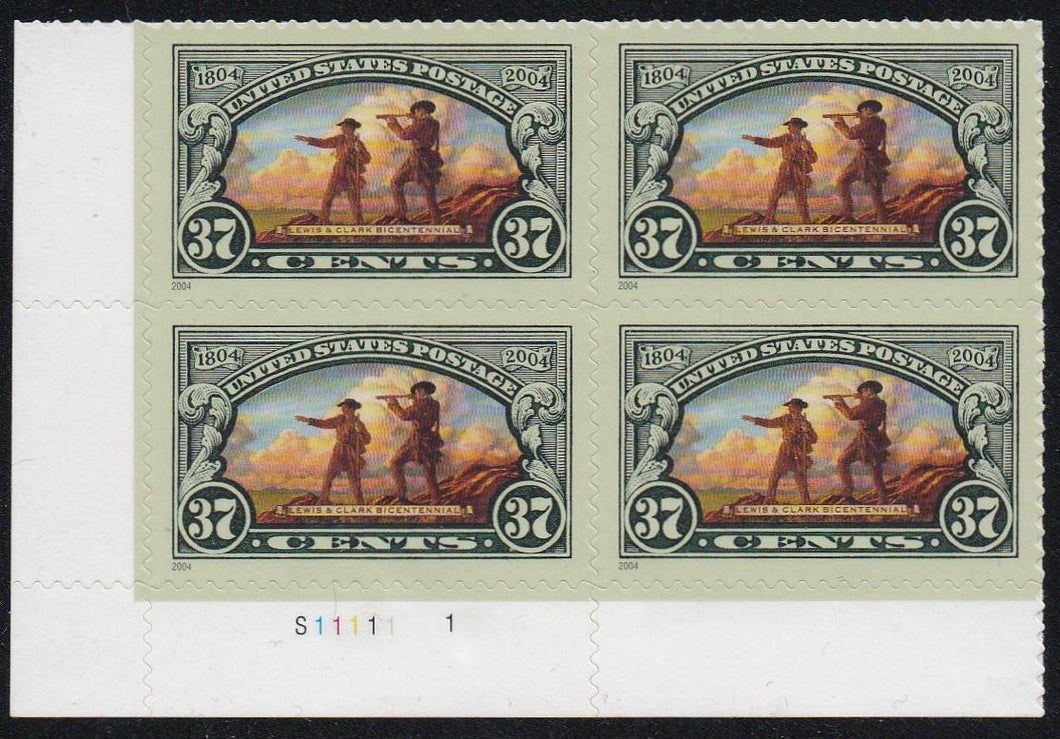 # 3854 (2004) Lewis & Clark - PB, LL #S11111-1, MNH