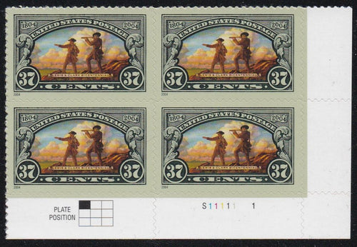 # 3854 (2004) Lewis & Clark - PB, LR #S11111-1, MNH