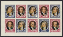# 3856b (2004) Lewis & Clark Expedition, backing 1 - Bklt pane, MNH