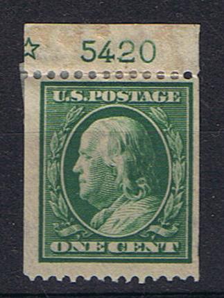 # 385 (1910) Franklin - P/U Coil sgl, Top #5420/star, MH