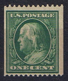 # 385 (1910) Franklin - Sgl, MH [1]