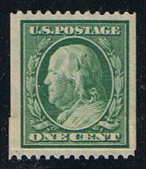 # 385 (1910) Franklin - P/U Coil sgl, VF/XF MLH