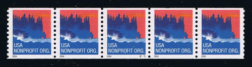 # 3864 (2004) Sea Coast, black 2004 year date, Lumin - PS/5, #S1111 with 2L BN, MNH