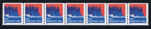 # 3864 Sea Coast - PS/7, Luminescent, plt #S1111 with 5-digit 3L Back Number