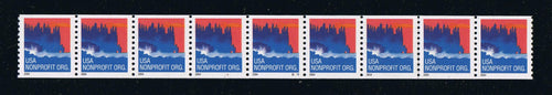 # 3864 (2004) Sea Coast - PS/9, Luminescent, plt #S1111 with 4-digit Centered BN