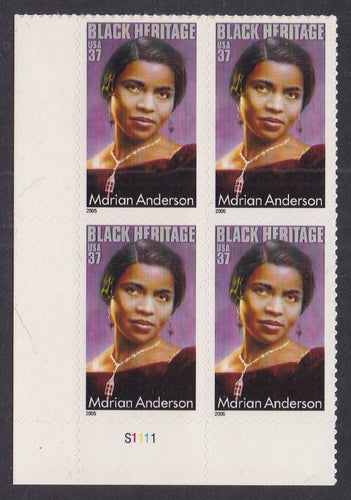 # 3896 (2005) Marian Anderson - PB, LL #S1111, MNH