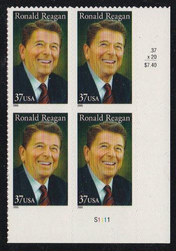 # 3897 (2005) Ronald Reagan - PB, LR #S1111, MNH