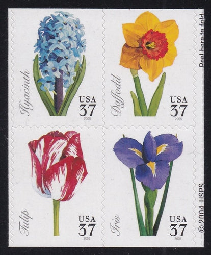 # 3903a (2005) Spring Flowers - Bklt BK/4, MNH