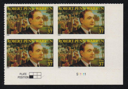 # 3904 (2005) Robert Warren - PB, LR #S11111, MNH